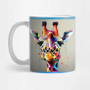 rainbow giraffe Mug